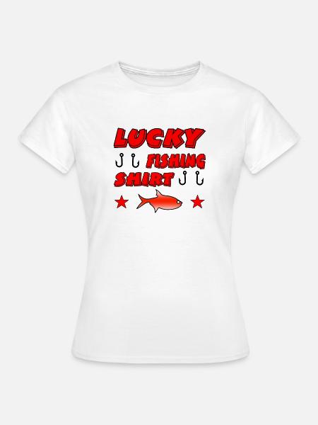 Angeln - Frauen T-Shirt - Weiß