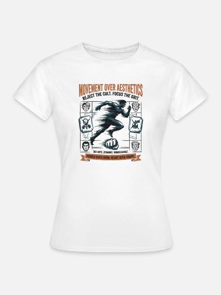 Focus The Grit - Frauen T-Shirt - Weiß