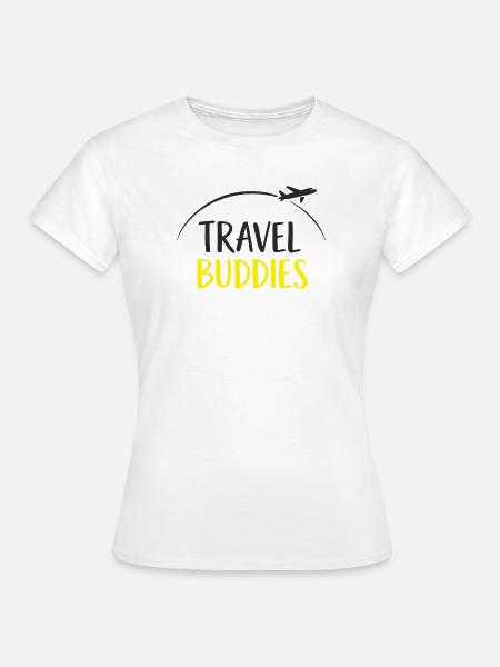 Travel buddies - Frauen T-Shirt - Weiß