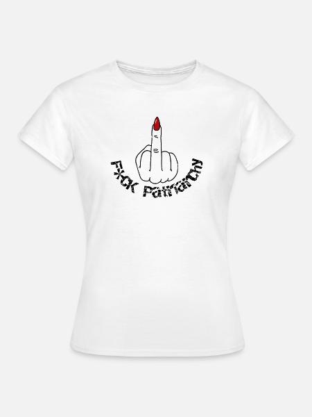 F*CK the Patriarchy - Frauen T-Shirt - Weiß