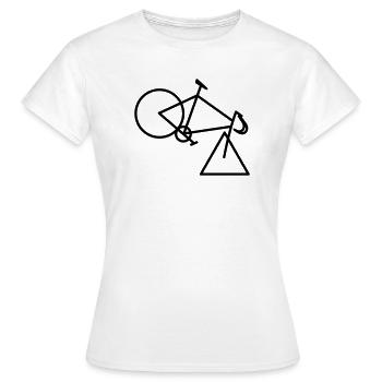 Dreirad - Frauen T-Shirt - Weiß - Vorne - AI Model Female 172 dark (172cm)