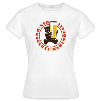 VEB Brewery Baerenquell - Women's T-Shirt - white - Front - AI Model Female 172 dark (172cm)