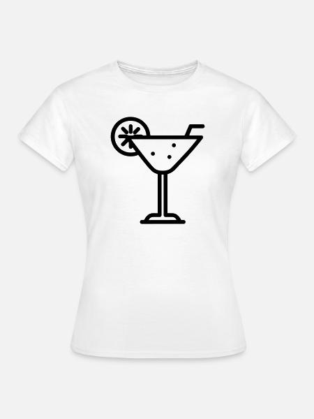 Cocktail - Frauen T-Shirt - Weiß