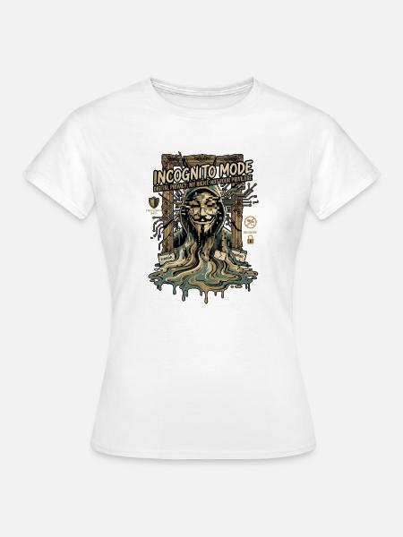 Incognito Mode Cyber - Frauen T-Shirt - Weiß