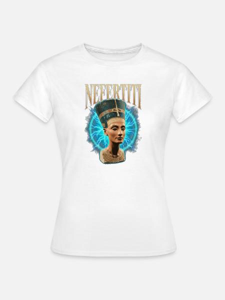 Nefertiti Donner - Frauen T-Shirt - Weiß
