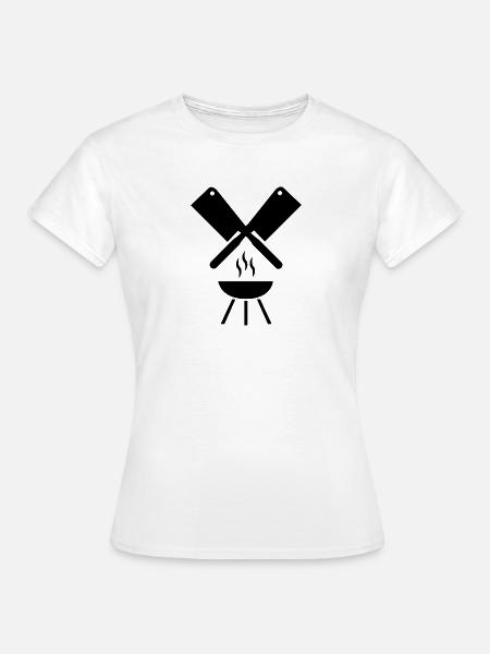 Grillen - Frauen T-Shirt - Weiß