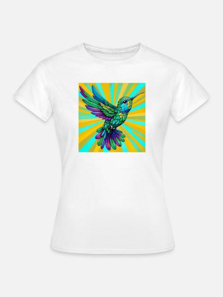 Kolibri - Frauen T-Shirt - Weiß