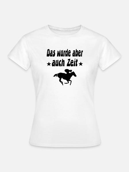 Reiten - Frauen T-Shirt - Weiß