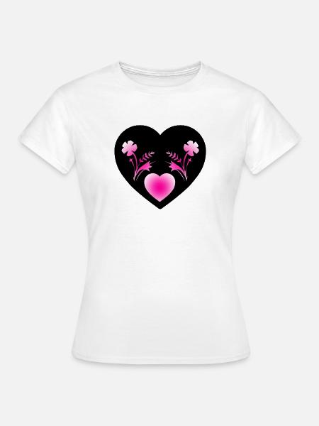 Blumen - Frauen T-Shirt - Weiß