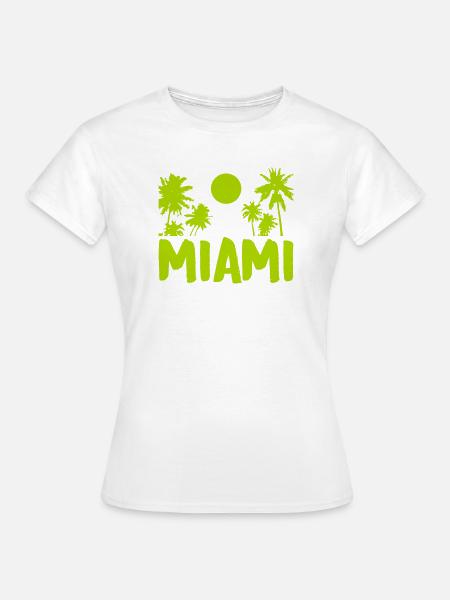 miami - Frauen T-Shirt - Weiß