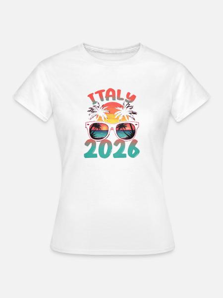 Italien 2026 - Frauen T-Shirt - Weiß