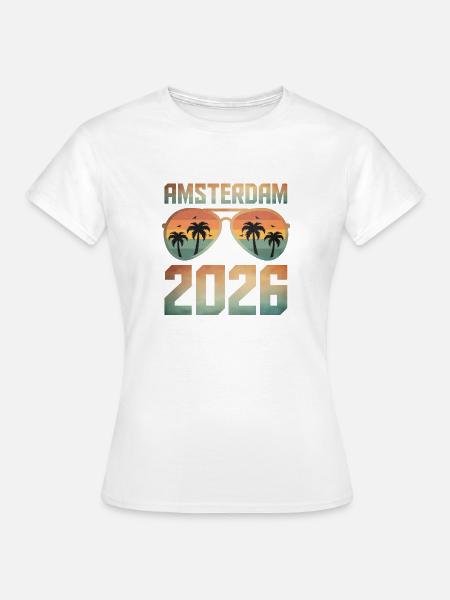 Amsterdam 2026 - Frauen T-Shirt - Weiß
