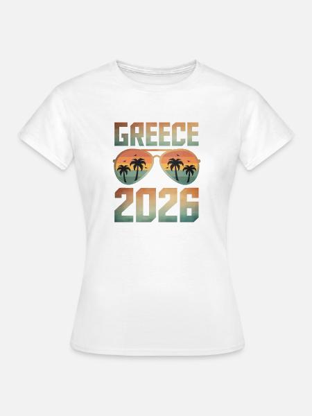 Greece 2026 - Frauen T-Shirt - Weiß