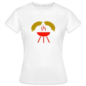 Griller - T-shirt Femme - blanc - Devant - AI Model Female 172 dark (172cm)