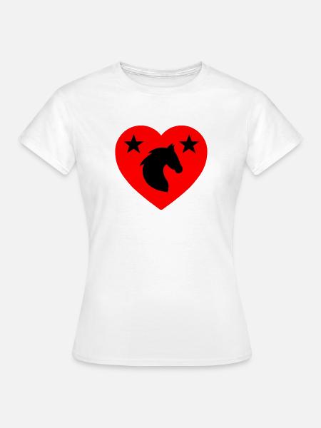 Pferde - Frauen T-Shirt - Weiß