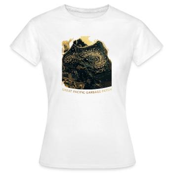 Zone de déchets du Pacifique - T-shirt Femme - blanc - Devant - AI Model Female 172 dark (172cm)