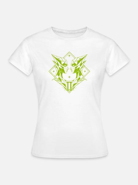 Zwillinge – Dualität & Balance - Frauen T-Shirt - Weiß