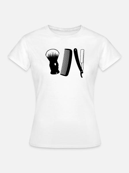 Friseursalon - Frauen T-Shirt - Weiß