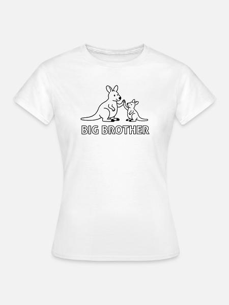 großer Bruder - Frauen T-Shirt - Weiß
