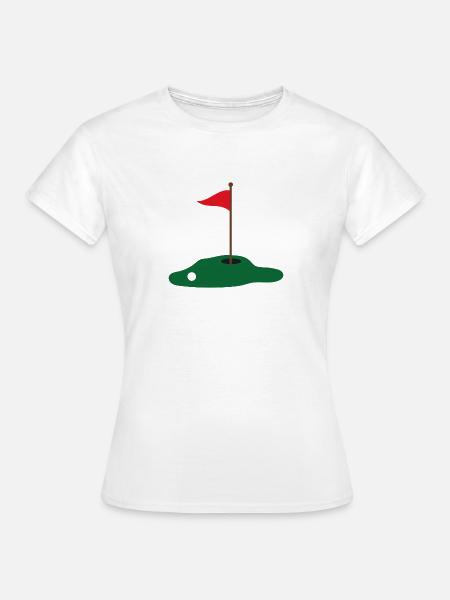 Golf Green - Frauen T-Shirt - Weiß