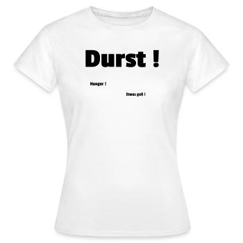 Durst - Frauen T-Shirt - Weiß - Vorne - AI Model Female 172 dark (172cm)