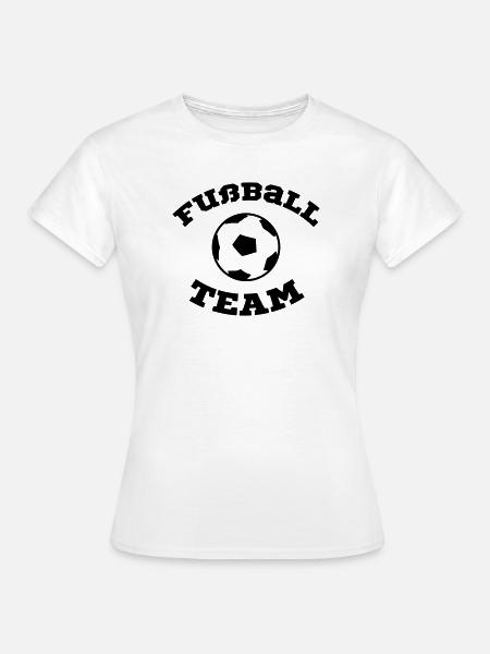 Fußball Team - Frauen T-Shirt - Weiß