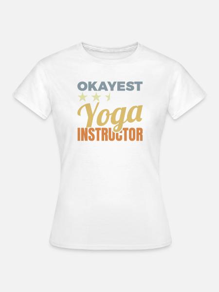Lustiger Yogalehrer - Frauen T-Shirt - Weiß