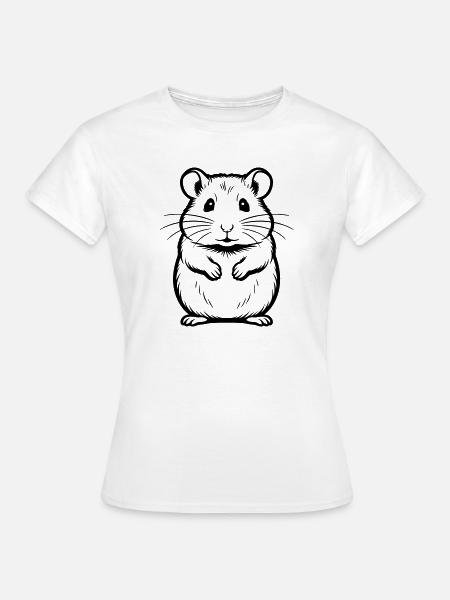 Hamster - Frauen T-Shirt - Weiß