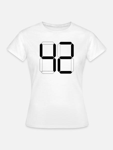 NUMMER 42 Zweiundvierzig Geschenk Digital - Frauen T-Shirt - Weiß