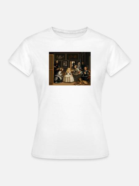 Pixelierte Las Meninas - Frauen T-Shirt - Weiß