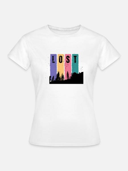 Verloren im Wald - Frauen T-Shirt - Weiß
