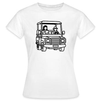 safari - T-shirt Femme - blanc - Devant - AI Model Female 172 dark (172cm)