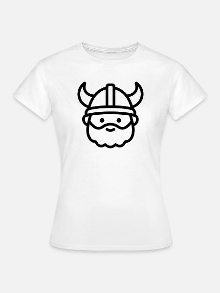 Wikinger - Frauen T-Shirt - Weiß