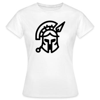 Spartan - Women's T-Shirt - white - Front - AI Model Female 172 dark (172cm)