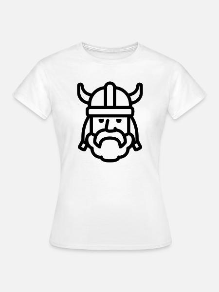 Wikinger - Frauen T-Shirt - Weiß