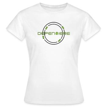 Spender - Frauen T-Shirt - Weiß - Vorne - AI Model Female 172 dark (172cm)