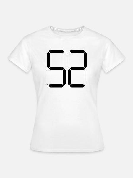 NUMMER 52 Zweiundfünfzig Geschenk Digital - Frauen T-Shirt - Weiß