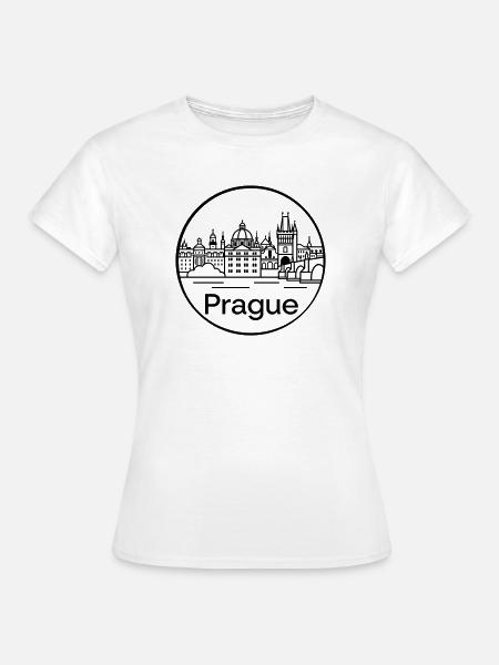 Prag - Frauen T-Shirt - Weiß