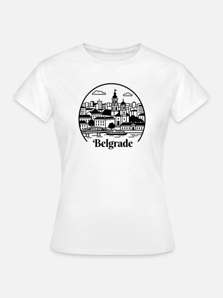 Belgrad - Frauen T-Shirt - Weiß
