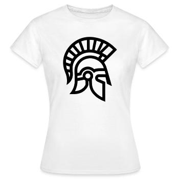 Spartan - Women's T-Shirt - white - Front - AI Model Female 172 dark (172cm)