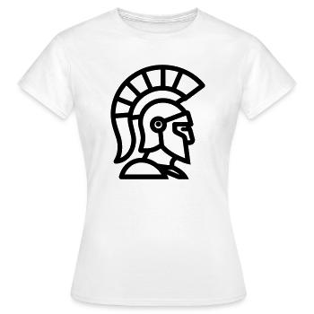 Spartan - Women's T-Shirt - white - Front - AI Model Female 172 dark (172cm)