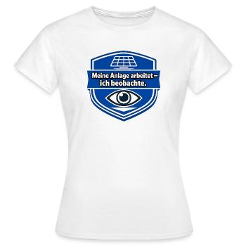 Solarenergie, Erneuerbare Energie - Frauen T-Shirt - Weiß - Vorne - AI Model Female 172 dark (172cm)