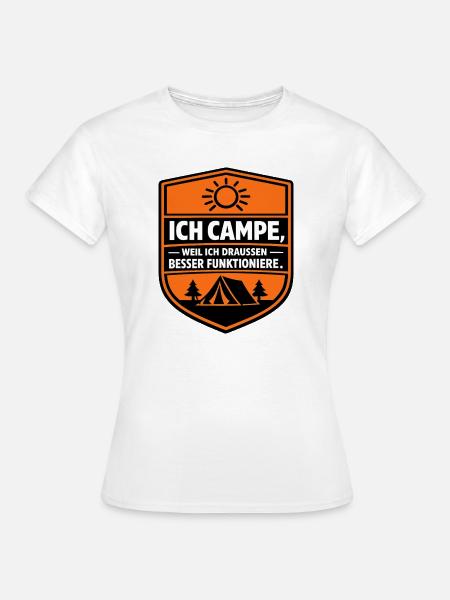 Perfekter Camper - Frauen T-Shirt - Weiß
