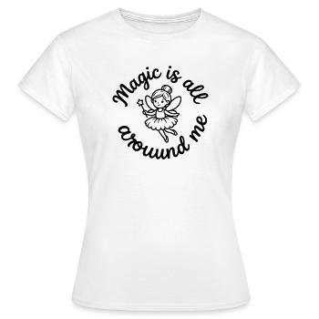 Fairy - Women's T-Shirt - white - Front - AI Model Female 172 dark (172cm)