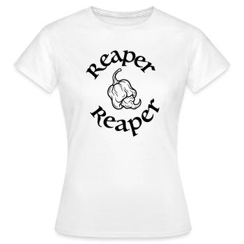 Carolina Reaper - Women's T-Shirt - white - Front - AI Model Female 172 dark (172cm)