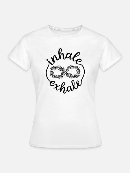 Meditation - Frauen T-Shirt - Weiß