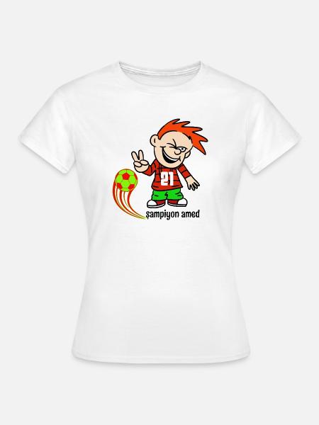 21 amed frech sampiyon amed - Frauen T-Shirt - Weiß
