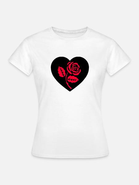 Rosen - Frauen T-Shirt - Weiß