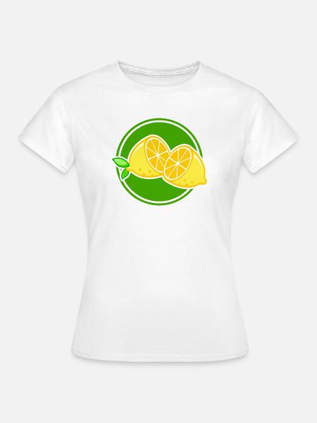 Zitrone - Frauen T-Shirt - Weiß