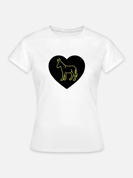 Esel - Frauen T-Shirt - Weiß
